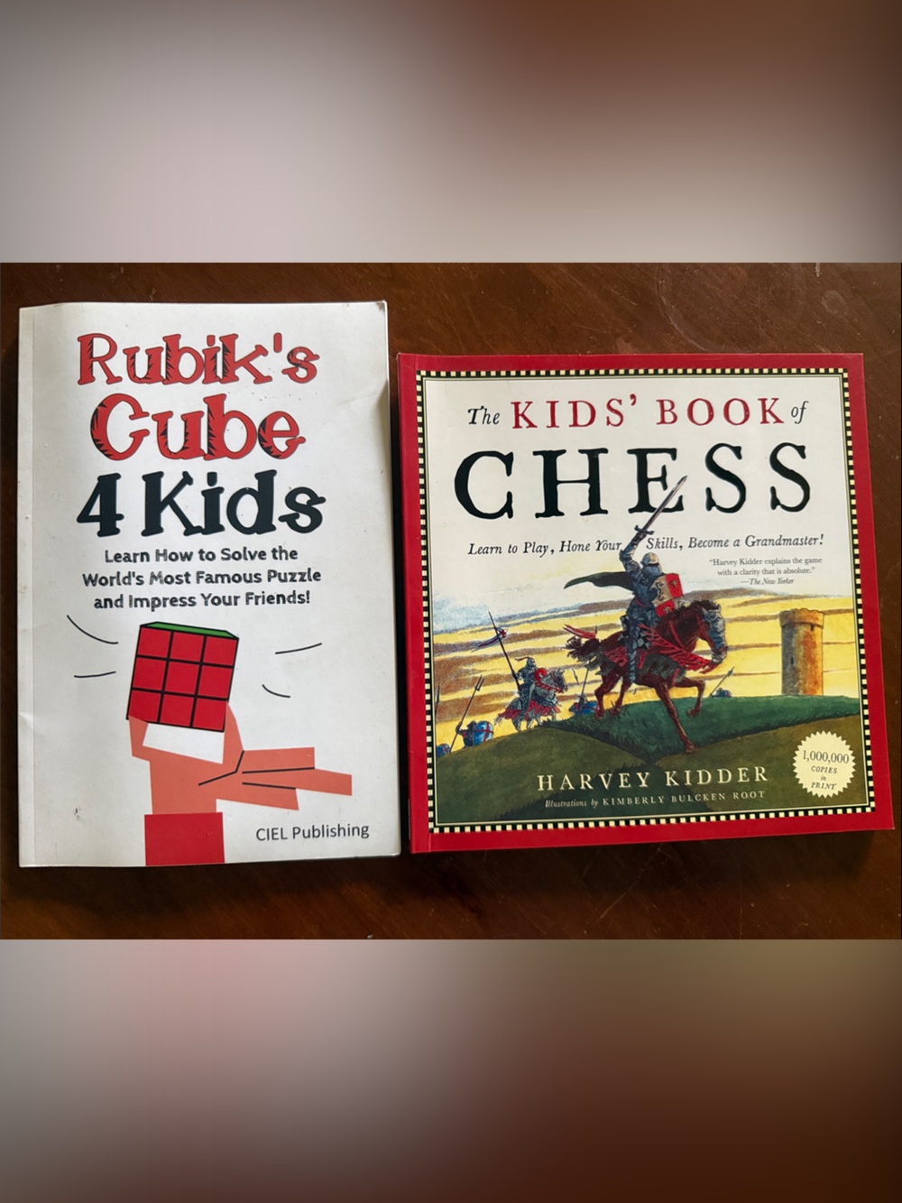Kids Chess &  Rubik's Cube Books